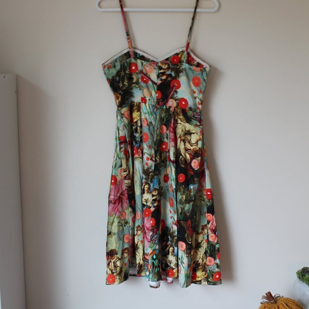 Boutique 1861 Knee Length Sweetheart Dress with Pockets Small - Picture 7 of 8